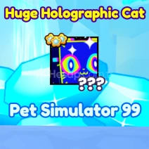 Huge Holographic Cat PS99 - Pet Simulator 99