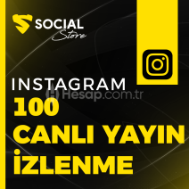 Instagram 100 Canlı Yayın İzlenme