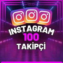 İnstagram 100 Gerçek Takipçi - Anlık Gönderim