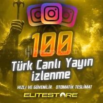 Instagram 100 Türk Canlı Yayın İzlenme
