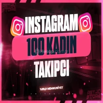 ⭐İNSTAGRAM 100 TÜRK KADIN TAKİPÇİ | KALİTELİ⭐