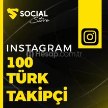 Instagram 100 Türk Takipçi - Anlık Teslim