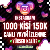 Instagram 1.000 Canlı Yayın İzlenme