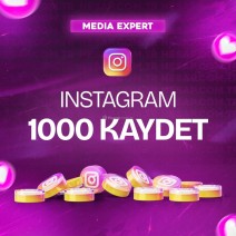 Instagram 1.000 Kaydet - Yüksek Kaliteli