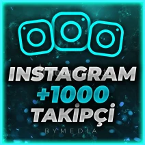 Instagram 1000 Takipçi  -  Hızlı Gönderim  -  ByMedia