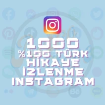 Instagram 1000 Tüm Hikayeler İzlenme (%100 Türk)