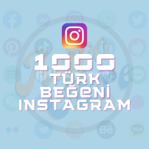 Instagram 1000 Türk Beğeni- Otomatik Teslimat