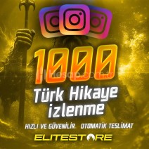 Instagram 1.000 Türk Hikaye İzlenme