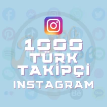 Instagram 1000 Türk Takipçi (Garantili)
