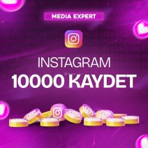 Instagram 10.000 Kaydet - Yüksek Kaliteli