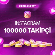 Instagram 100.000 Takipçi - Yüksek Kaliteli
