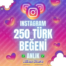 İnstagram 250 Gerçek Türk Beğeni - Anlık ❤️