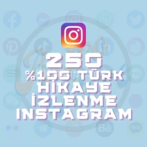 Instagram 250 Tüm Hikayeler İzlenme (%100 Türk)