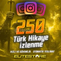 Instagram 250 Türk Hikaye İzlenme