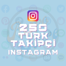 Instagram 250 Türk Takipçi (Garantili)