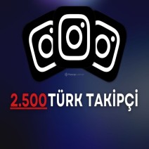 Instagram 2500 Türk Organik Takipçi