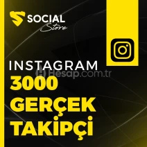 Instagram 3.000 Gerçek Takipçi - Düşüş Yok