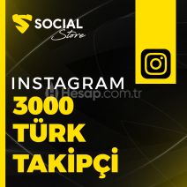 Instagram 3.000 Türk Takipçi - Anlık Teslim