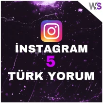 ⭐İNSTAGRAM 5 TÜRK YORUM |OTOMATİK TESLİMAT|⭐