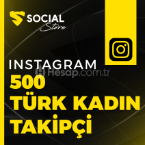 Instagram 500 Türk Kadın Takipçi - Anlık Teslim