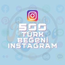 Instagram 500 Türk Beğeni- Otomatik Teslimat