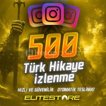 Instagram 500 Türk Hikaye İzlenme