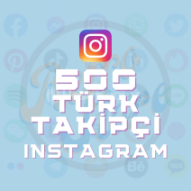 Instagram 500 Türk Takipçi (Garantili) - Otomatik Teslimat