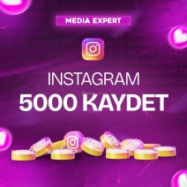 Instagram 5.000 Kaydet - Yüksek Kaliteli