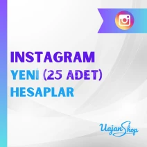 Instagram Yeni Hesaplar ( 25 Adet )