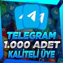 ⭐[KALİTE] TELEGRAM 1000 AKTİF ÜYE⭐