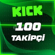 Kick 100 Takipçi - Anında Teslim