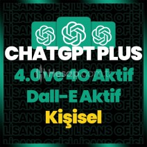 ⭐️KİŞİSEL CHATGPT PLUS 4.0, 4o⭐️