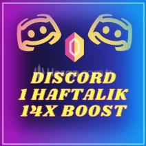 1 Haftalık Discord 14x Boost | GARANTİ