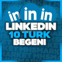 ⭐Linkedin 10 Türk Beğeni⭐(Süper Hızlı)⭐