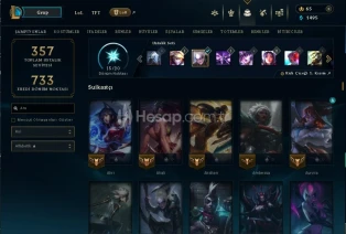 Master Elo Hesap TR FULL HERO 255 KOSTÜM 500K DİANA