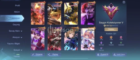 Mobile Legends koflu dolu hesap