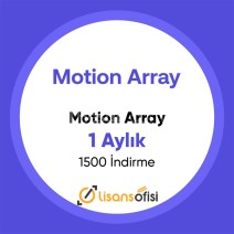 Motion Array 1 Aylık - Kişisel - Hızlı Teslimat