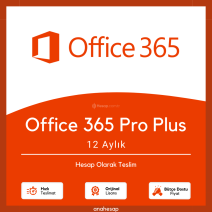 Office 365 Pro Plus 12 Aylık - Orijinal Lisans