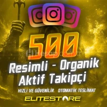 Organik Aktif - Instagram 500 Türk Takipçi