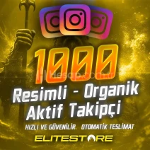 Organik Aktif - Instagram 1000 Türk Takipçi