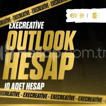 OUTLOOK Hesap 10 Adet Hesap | ExeCreative En Uygun Fiyat