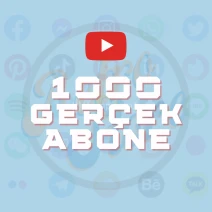 Youttube 1000 Abone Hızlı Teslimat