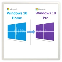 Windows 10 Home’dan Pro’ya Yükseltme Lisans Key