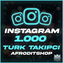 1000 Instagram Türk Takipçi | %100 TÜRK