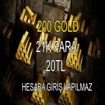 RDR2 ONLINE 200 GOLD + 21K PARA 20TLSmt