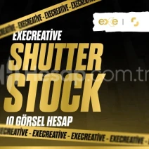 SHUTTER Stock 10 Görsel Hesap | ExeCreative En Uygun Fiyat