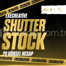 SHUTTER Stock 20 Görsel Hesap | ExeCreative En Uygun Fiyat
