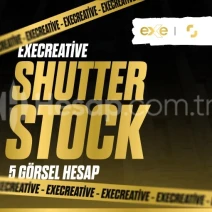 SHUTTER Stock 5 Görsel Hesap | ExeCreative En Uygun Fiyat
