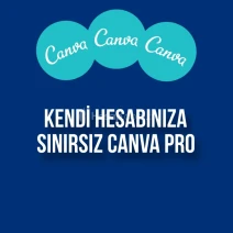 ⭐Sınırsız - Canva Pro Kendi Hesabınıza⭐