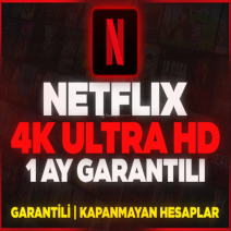 ⭐[SORUNSUZ] 4K Ultra HD Aylık Netflix Premium⭐